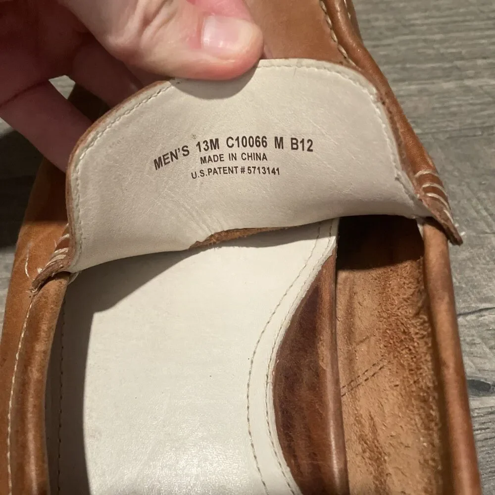 Cole Haan Men’s Loafers Size 13 M Tan Brown Leather Venetian Driver Shoes C10066